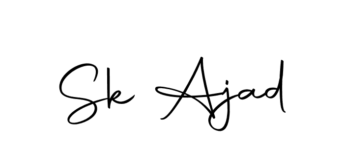 Similarly Autography-DOLnW is the best handwritten signature design. Signature creator online .You can use it as an online autograph creator for name Sk Ajad. Sk Ajad signature style 10 images and pictures png