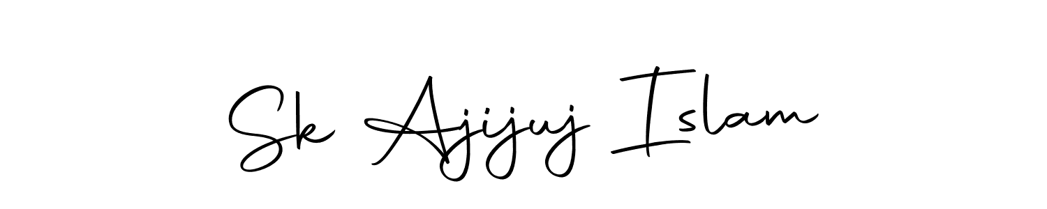 Make a beautiful signature design for name Sk Ajijuj Islam. Use this online signature maker to create a handwritten signature for free. Sk Ajijuj Islam signature style 10 images and pictures png