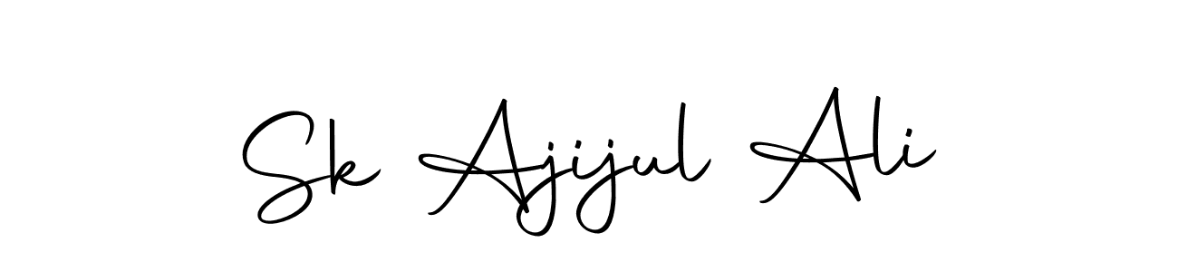 Sk Ajijul Ali stylish signature style. Best Handwritten Sign (Autography-DOLnW) for my name. Handwritten Signature Collection Ideas for my name Sk Ajijul Ali. Sk Ajijul Ali signature style 10 images and pictures png