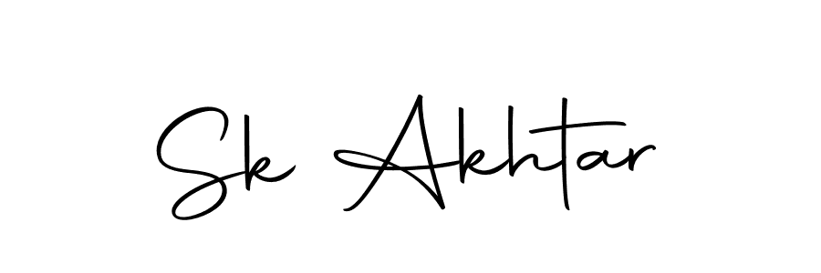 Make a beautiful signature design for name Sk Akhtar. Use this online signature maker to create a handwritten signature for free. Sk Akhtar signature style 10 images and pictures png