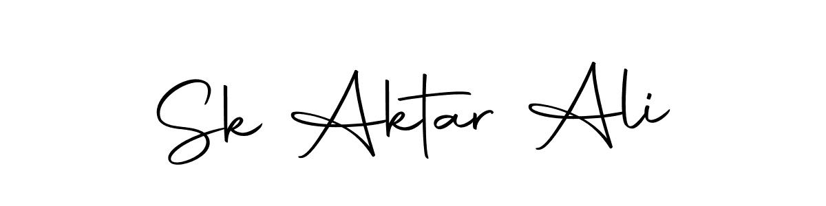 Make a beautiful signature design for name Sk Aktar Ali. With this signature (Autography-DOLnW) style, you can create a handwritten signature for free. Sk Aktar Ali signature style 10 images and pictures png