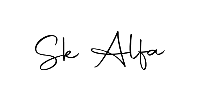 if you are searching for the best signature style for your name Sk Alfa. so please give up your signature search. here we have designed multiple signature styles  using Autography-DOLnW. Sk Alfa signature style 10 images and pictures png