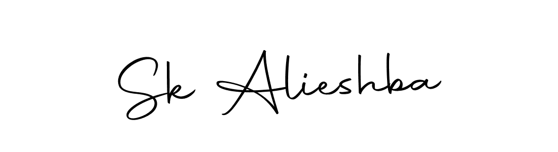 Autography-DOLnW is a professional signature style that is perfect for those who want to add a touch of class to their signature. It is also a great choice for those who want to make their signature more unique. Get Sk Alieshba name to fancy signature for free. Sk Alieshba signature style 10 images and pictures png