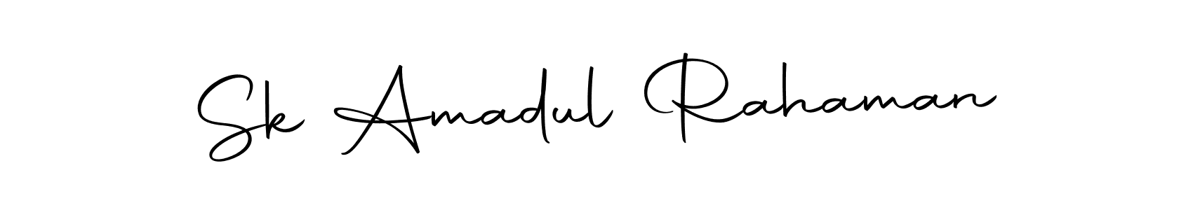 The best way (Autography-DOLnW) to make a short signature is to pick only two or three words in your name. The name Sk Amadul Rahaman include a total of six letters. For converting this name. Sk Amadul Rahaman signature style 10 images and pictures png