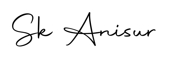 The best way (Autography-DOLnW) to make a short signature is to pick only two or three words in your name. For converting this name Sk Anisur. Sk Anisur signature style 10 images and pictures png