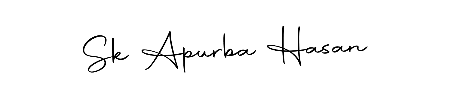 Make a beautiful signature design for name Sk Apurba Hasan. With this signature (Autography-DOLnW) style, you can create a handwritten signature for free. Sk Apurba Hasan signature style 10 images and pictures png