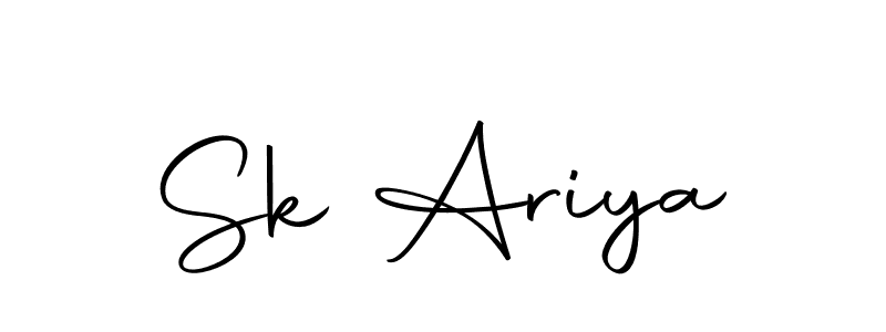 Make a beautiful signature design for name Sk Ariya. With this signature (Autography-DOLnW) style, you can create a handwritten signature for free. Sk Ariya signature style 10 images and pictures png