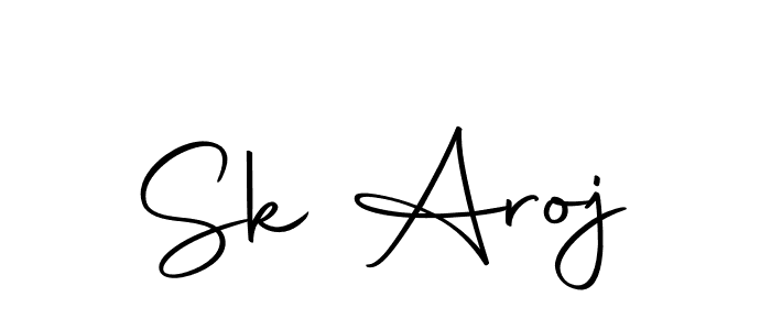 Also we have Sk Aroj name is the best signature style. Create professional handwritten signature collection using Autography-DOLnW autograph style. Sk Aroj signature style 10 images and pictures png