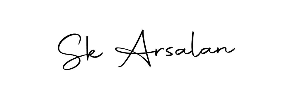 Design your own signature with our free online signature maker. With this signature software, you can create a handwritten (Autography-DOLnW) signature for name Sk Arsalan. Sk Arsalan signature style 10 images and pictures png