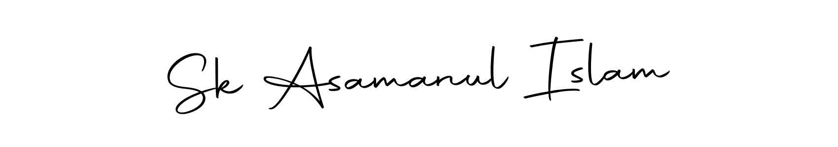 How to make Sk Asamanul Islam name signature. Use Autography-DOLnW style for creating short signs online. This is the latest handwritten sign. Sk Asamanul Islam signature style 10 images and pictures png