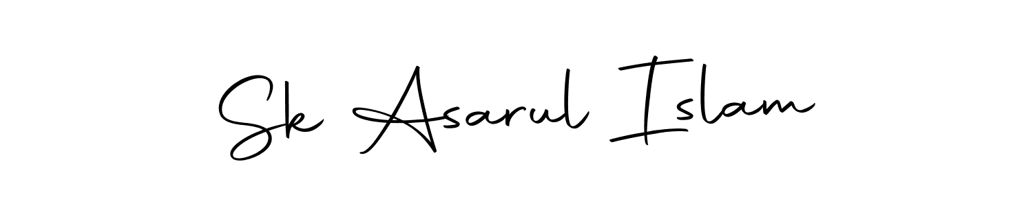 Use a signature maker to create a handwritten signature online. With this signature software, you can design (Autography-DOLnW) your own signature for name Sk Asarul Islam. Sk Asarul Islam signature style 10 images and pictures png