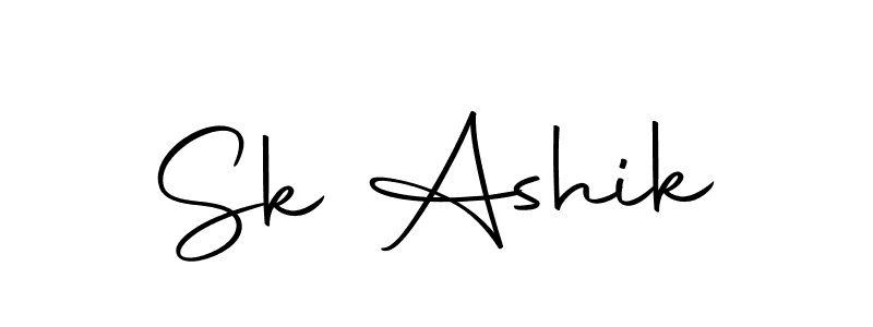 You can use this online signature creator to create a handwritten signature for the name Sk Ashik. This is the best online autograph maker. Sk Ashik signature style 10 images and pictures png