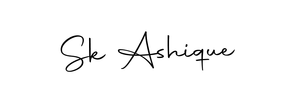 How to make Sk Ashique signature? Autography-DOLnW is a professional autograph style. Create handwritten signature for Sk Ashique name. Sk Ashique signature style 10 images and pictures png