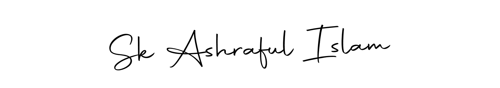 The best way (Autography-DOLnW) to make a short signature is to pick only two or three words in your name. The name Sk Ashraful Islam include a total of six letters. For converting this name. Sk Ashraful Islam signature style 10 images and pictures png