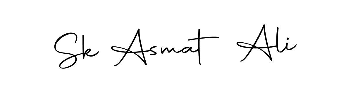 if you are searching for the best signature style for your name Sk Asmat Ali. so please give up your signature search. here we have designed multiple signature styles  using Autography-DOLnW. Sk Asmat Ali signature style 10 images and pictures png