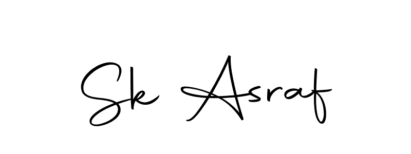 You should practise on your own different ways (Autography-DOLnW) to write your name (Sk Asraf) in signature. don't let someone else do it for you. Sk Asraf signature style 10 images and pictures png
