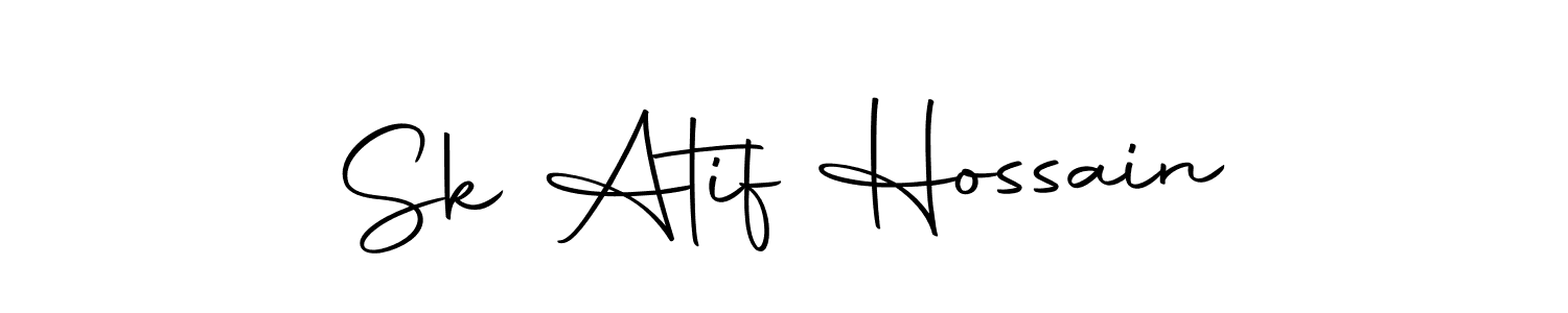 Make a beautiful signature design for name Sk Atif Hossain. With this signature (Autography-DOLnW) style, you can create a handwritten signature for free. Sk Atif Hossain signature style 10 images and pictures png