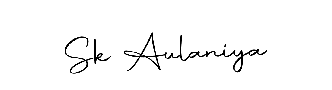 Use a signature maker to create a handwritten signature online. With this signature software, you can design (Autography-DOLnW) your own signature for name Sk Aulaniya. Sk Aulaniya signature style 10 images and pictures png