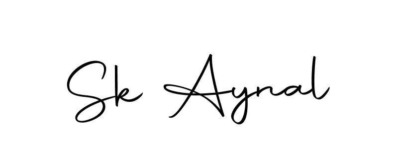 Create a beautiful signature design for name Sk Aynal. With this signature (Autography-DOLnW) fonts, you can make a handwritten signature for free. Sk Aynal signature style 10 images and pictures png