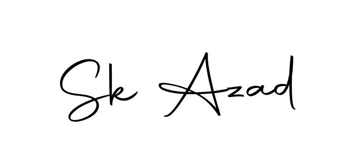 if you are searching for the best signature style for your name Sk Azad. so please give up your signature search. here we have designed multiple signature styles  using Autography-DOLnW. Sk Azad signature style 10 images and pictures png