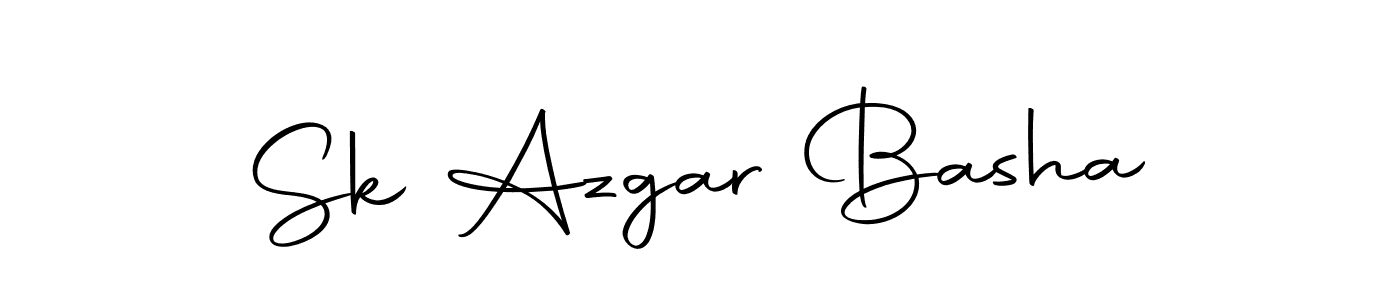 Sk Azgar Basha stylish signature style. Best Handwritten Sign (Autography-DOLnW) for my name. Handwritten Signature Collection Ideas for my name Sk Azgar Basha. Sk Azgar Basha signature style 10 images and pictures png