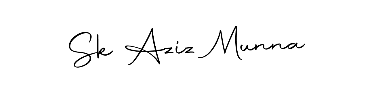 Make a beautiful signature design for name Sk Aziz Munna. With this signature (Autography-DOLnW) style, you can create a handwritten signature for free. Sk Aziz Munna signature style 10 images and pictures png