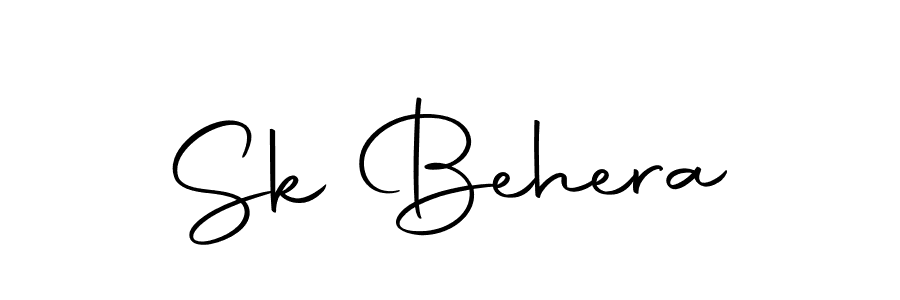 Create a beautiful signature design for name Sk Behera. With this signature (Autography-DOLnW) fonts, you can make a handwritten signature for free. Sk Behera signature style 10 images and pictures png