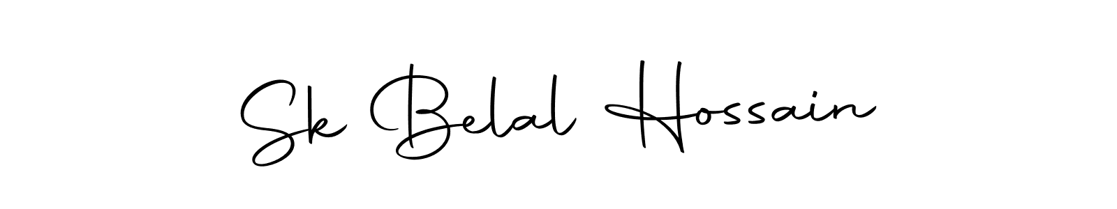 Design your own signature with our free online signature maker. With this signature software, you can create a handwritten (Autography-DOLnW) signature for name Sk Belal Hossain. Sk Belal Hossain signature style 10 images and pictures png