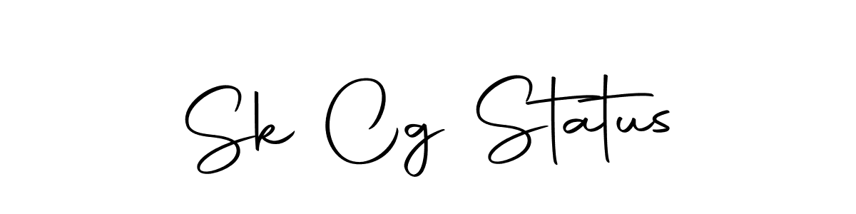 Make a beautiful signature design for name Sk Cg Status. With this signature (Autography-DOLnW) style, you can create a handwritten signature for free. Sk Cg Status signature style 10 images and pictures png