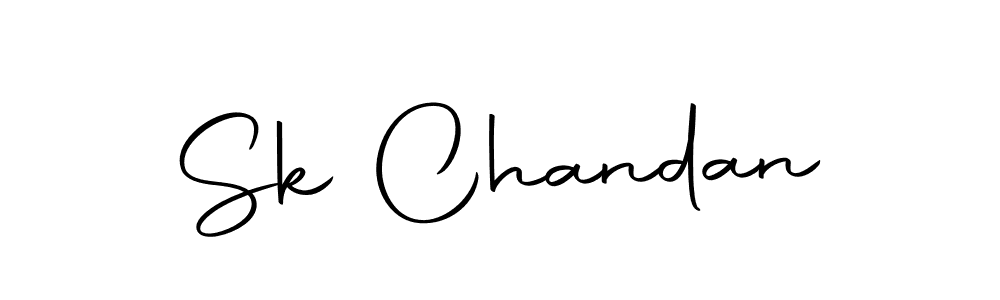 Use a signature maker to create a handwritten signature online. With this signature software, you can design (Autography-DOLnW) your own signature for name Sk Chandan. Sk Chandan signature style 10 images and pictures png