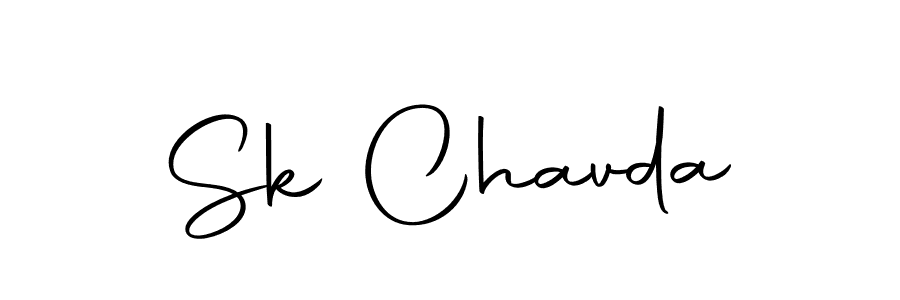 if you are searching for the best signature style for your name Sk Chavda. so please give up your signature search. here we have designed multiple signature styles  using Autography-DOLnW. Sk Chavda signature style 10 images and pictures png