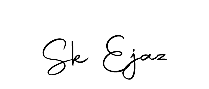 How to make Sk Ejaz signature? Autography-DOLnW is a professional autograph style. Create handwritten signature for Sk Ejaz name. Sk Ejaz signature style 10 images and pictures png