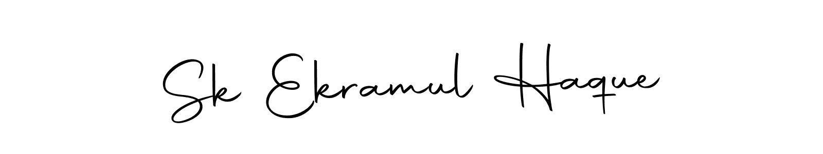 Make a beautiful signature design for name Sk Ekramul Haque. With this signature (Autography-DOLnW) style, you can create a handwritten signature for free. Sk Ekramul Haque signature style 10 images and pictures png