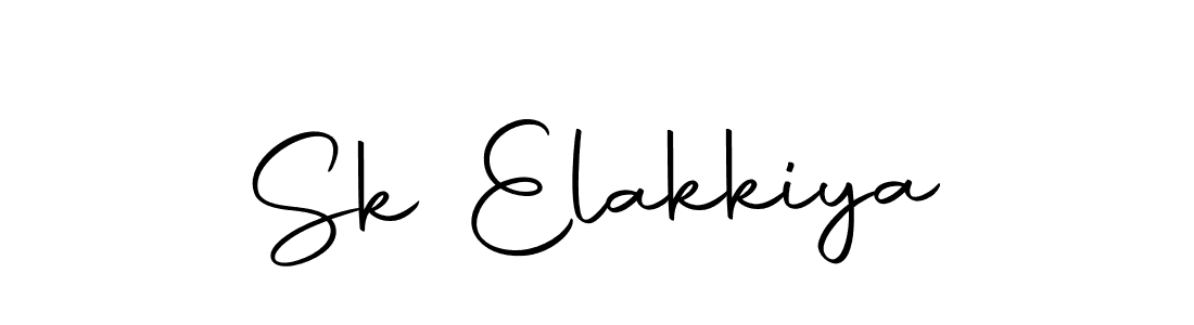 Also we have Sk Elakkiya name is the best signature style. Create professional handwritten signature collection using Autography-DOLnW autograph style. Sk Elakkiya signature style 10 images and pictures png