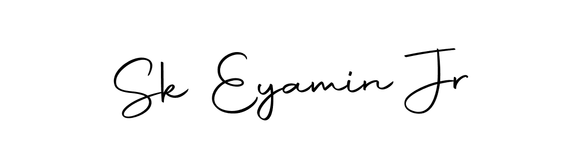 Similarly Autography-DOLnW is the best handwritten signature design. Signature creator online .You can use it as an online autograph creator for name Sk Eyamin Jr. Sk Eyamin Jr signature style 10 images and pictures png
