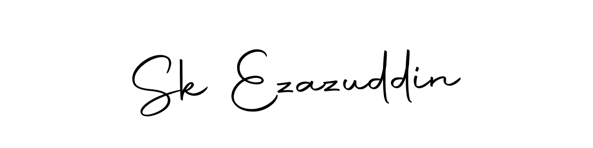 Make a beautiful signature design for name Sk Ezazuddin. With this signature (Autography-DOLnW) style, you can create a handwritten signature for free. Sk Ezazuddin signature style 10 images and pictures png