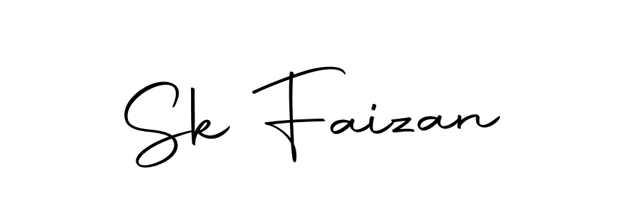 How to make Sk Faizan name signature. Use Autography-DOLnW style for creating short signs online. This is the latest handwritten sign. Sk Faizan signature style 10 images and pictures png