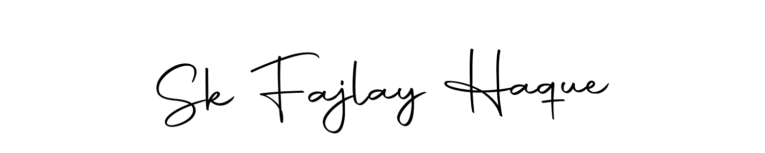 Design your own signature with our free online signature maker. With this signature software, you can create a handwritten (Autography-DOLnW) signature for name Sk Fajlay Haque. Sk Fajlay Haque signature style 10 images and pictures png