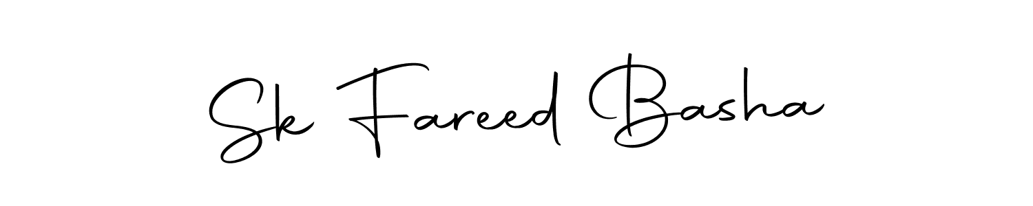 The best way (Autography-DOLnW) to make a short signature is to pick only two or three words in your name. The name Sk Fareed Basha include a total of six letters. For converting this name. Sk Fareed Basha signature style 10 images and pictures png