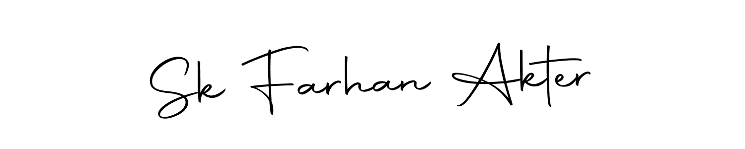 if you are searching for the best signature style for your name Sk Farhan Akter. so please give up your signature search. here we have designed multiple signature styles  using Autography-DOLnW. Sk Farhan Akter signature style 10 images and pictures png