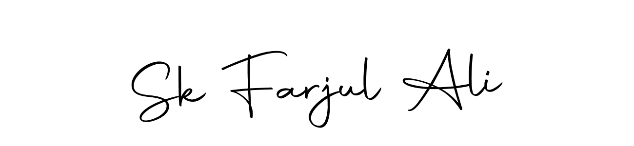 Autography-DOLnW is a professional signature style that is perfect for those who want to add a touch of class to their signature. It is also a great choice for those who want to make their signature more unique. Get Sk Farjul Ali name to fancy signature for free. Sk Farjul Ali signature style 10 images and pictures png