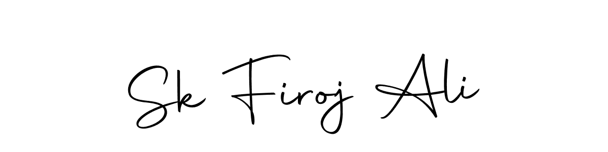 Use a signature maker to create a handwritten signature online. With this signature software, you can design (Autography-DOLnW) your own signature for name Sk Firoj Ali. Sk Firoj Ali signature style 10 images and pictures png