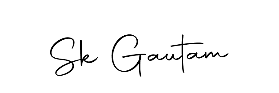 Make a beautiful signature design for name Sk Gautam. Use this online signature maker to create a handwritten signature for free. Sk Gautam signature style 10 images and pictures png