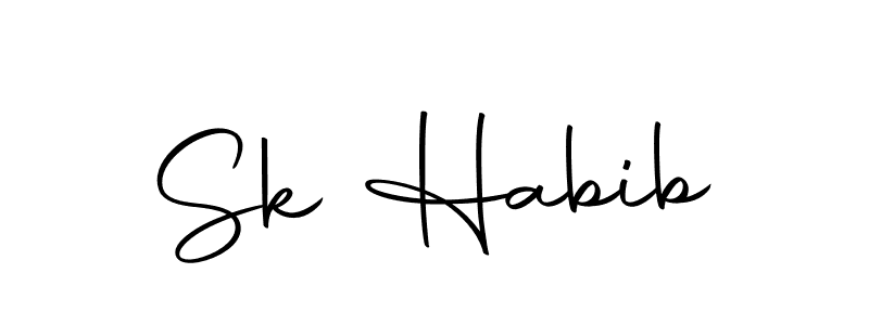 The best way (Autography-DOLnW) to make a short signature is to pick only two or three words in your name. The name Sk Habib include a total of six letters. For converting this name. Sk Habib signature style 10 images and pictures png