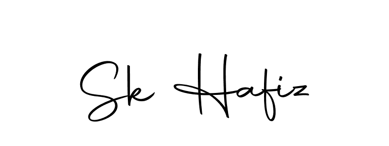 Design your own signature with our free online signature maker. With this signature software, you can create a handwritten (Autography-DOLnW) signature for name Sk Hafiz. Sk Hafiz signature style 10 images and pictures png