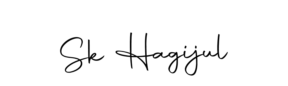 Design your own signature with our free online signature maker. With this signature software, you can create a handwritten (Autography-DOLnW) signature for name Sk Hagijul. Sk Hagijul signature style 10 images and pictures png