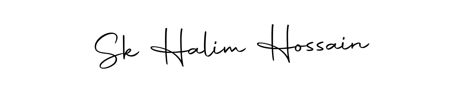 You can use this online signature creator to create a handwritten signature for the name Sk Halim Hossain. This is the best online autograph maker. Sk Halim Hossain signature style 10 images and pictures png