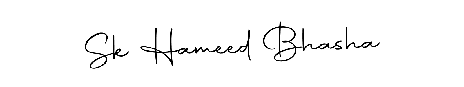 Design your own signature with our free online signature maker. With this signature software, you can create a handwritten (Autography-DOLnW) signature for name Sk Hameed Bhasha. Sk Hameed Bhasha signature style 10 images and pictures png