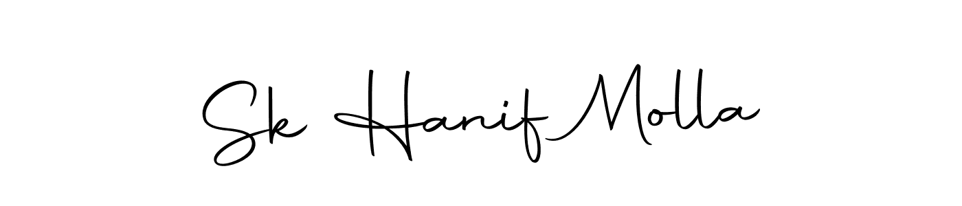 Make a beautiful signature design for name Sk Hanif Molla. With this signature (Autography-DOLnW) style, you can create a handwritten signature for free. Sk Hanif Molla signature style 10 images and pictures png