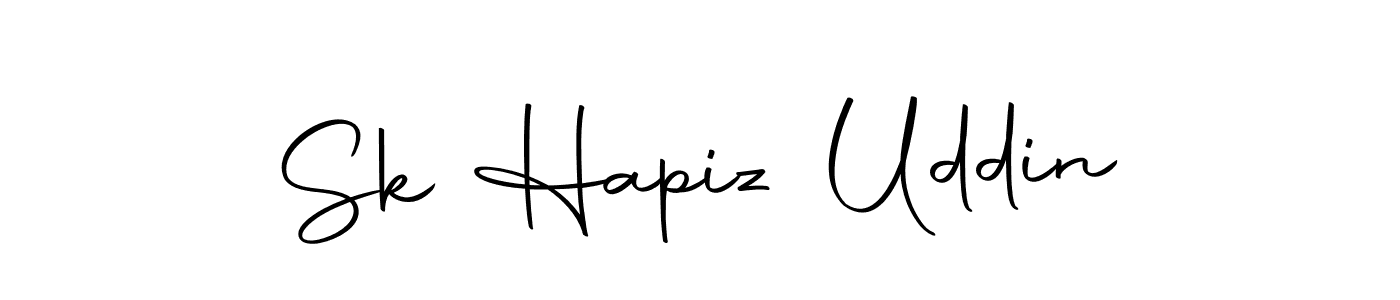 Also we have Sk Hapiz Uddin name is the best signature style. Create professional handwritten signature collection using Autography-DOLnW autograph style. Sk Hapiz Uddin signature style 10 images and pictures png